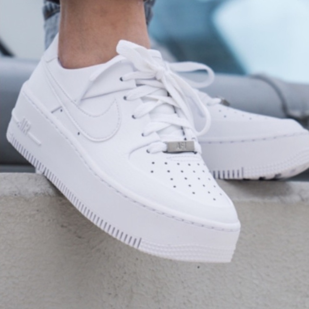 Nike Women’s All-White Low-Top Sneakers